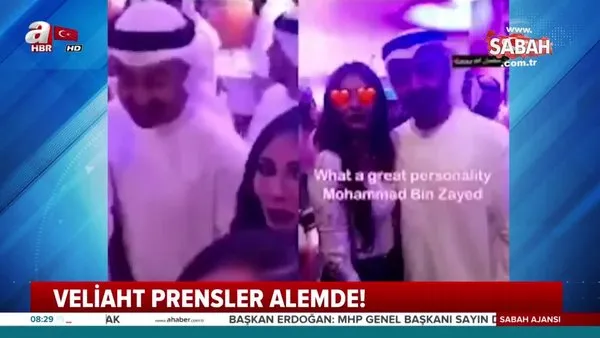 Suudi Arabistan Veliaht Prenslerinin çılgın partide manken kadınlarla alem görüntüleri ortaya çıktı