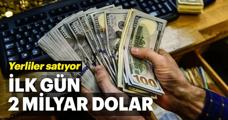 İlk gün 2 milyar dolarlık satış