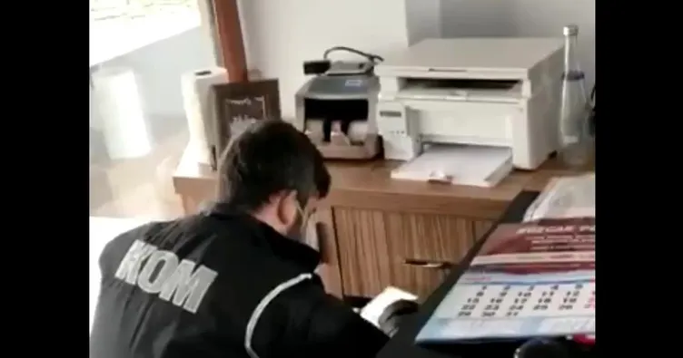 Sahte fiş çetesi çökertildi