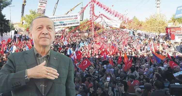 Başkan Erdoğan ‘Diyarbakır bu ülkenin gözbebeği’ dedi ve ekledi: Birliğimizi bozmaya kimsenin gücü yetmez