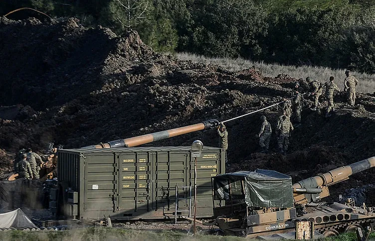 Sakarya Tepesi’ndeki PYD mevzileri yerle bir edildi