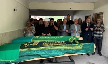 Okul kantininde cinayete kurban giden kız kardeşler toprağa verildi #giresun