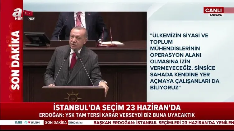 Cumhurbaşkanı Erdoğan