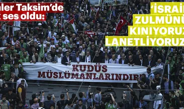 Beyoğlu’nda ’Kudüs’ protestosu