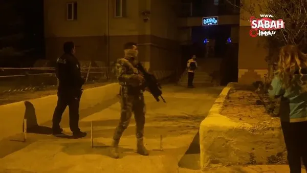 Aranan şahıs ailesini rehin aldı, özel harekat polisi kurtardı | Video