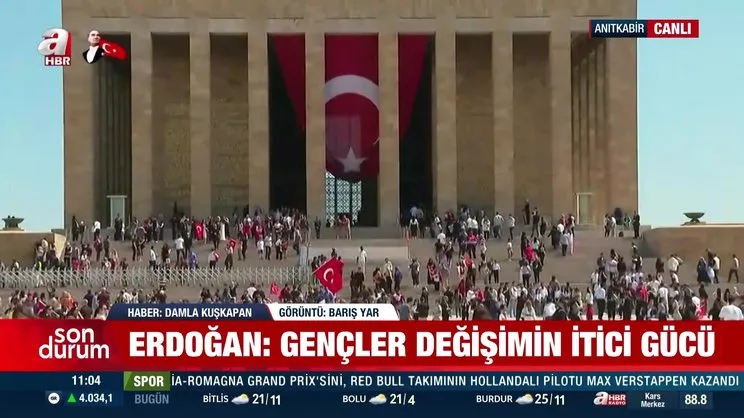 Anıtkabir'de 19 Mayıs coşkusu | Video