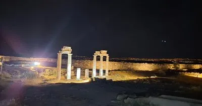 Pamukkale’ye gece de yoğun ilgi var! #denizli