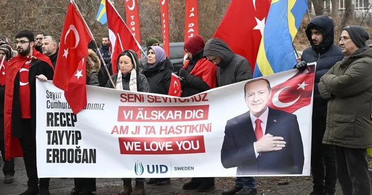 İsveç’te Avrupa Türk Demokratlar Birliği’nden Başkan Erdoğan’a destek