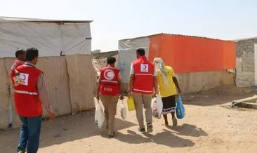 Kızılay, Yemen’de ihtiyaç sahibi ailelere gıda yardımı ulaştırdı