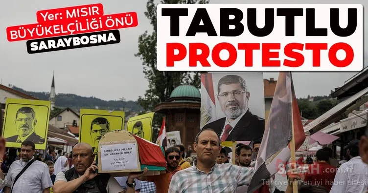 Saraybosna’da Muhammed Mursi için gösteri