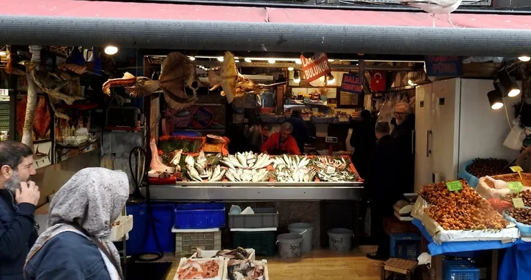 Bayramda balığa büyük rağbet