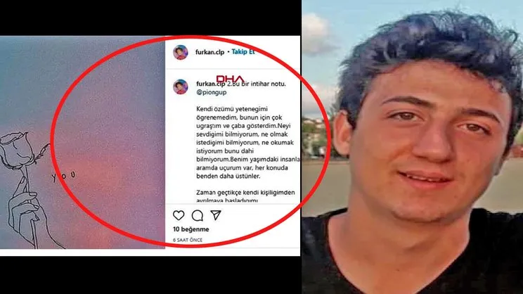 Kocaeli'de sosyal medyadan paylaşımda bulunan 18 yaşındaki Furkan Celep kayalıklardan atlayarak öldü | Video