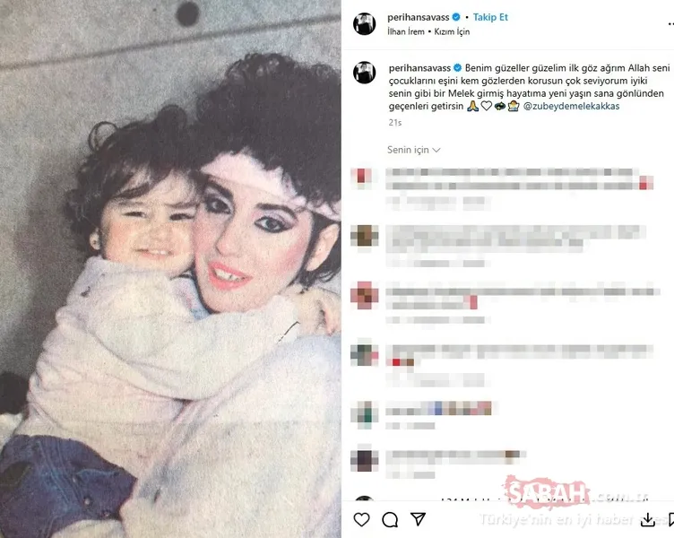 Perihan Savaş ile İbrahim Tatlıses’in kızları Melek Zübeyde 41 yaşında! İyi ki senin gibi bir Melek girmiş hayatıma