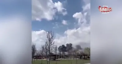 Son Dakika: Konya’da eğitim uçağı düştü! O anlar kamerada | Video