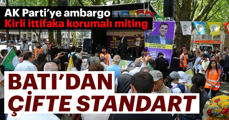 Batı’dan çifte standart