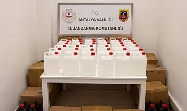 Kepez’de kaçak alkol operasyonu
