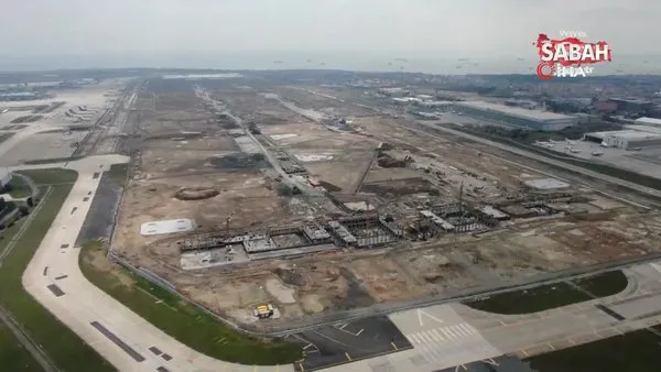 Atatürk Havalimanı Millet Bahçesi'ndeki çalışmalar böyle görüntülendi: Alan binlerce ağaçla kaplandı | Video