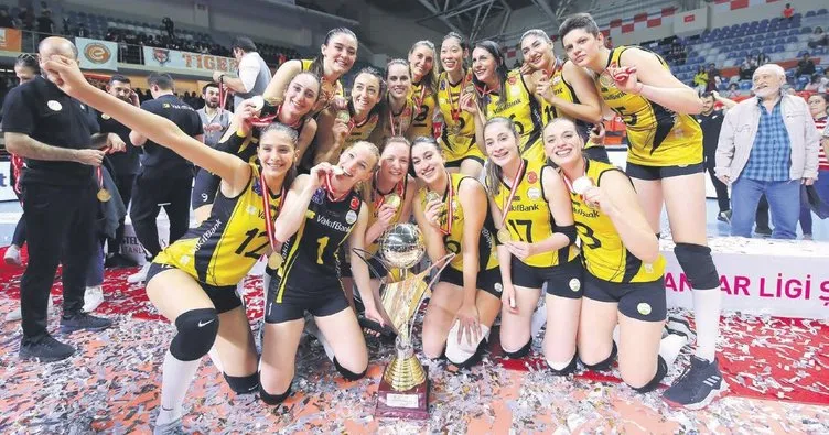 Filede Vakıfbank şampiyon oldu ile ilgili görsel sonucu