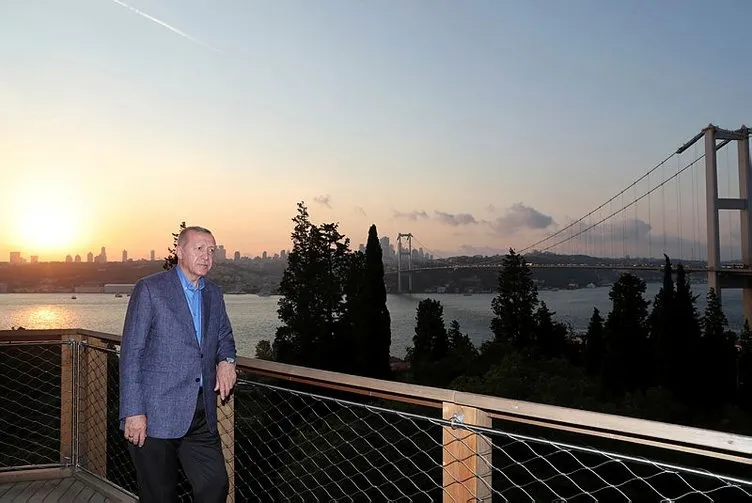 BaÅkan ErdoÄan, NakkaÅtepe Millet Bahçesi'ni gezdi vatandaÅlarla sohbet etti